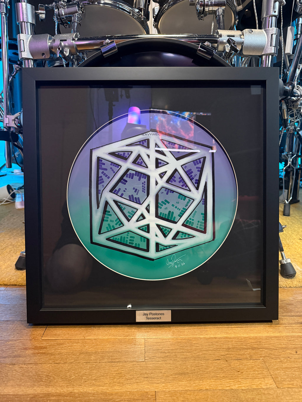 Framed Custom Drumhead Art